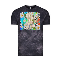 Cloud Black human with daisies Vintage Tee - TumblerDesignByShophia