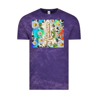 Cloud Purple human with daisies Vintage Tee - TumblerDesignByShophia