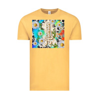 Vintage Mustard human with daisies Vintage Tee - TumblerDesignByShophia