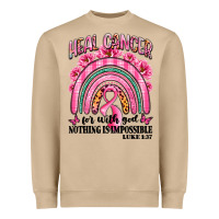 Mushroom heal cancer rainbow Heavyweight Sweatshirt - LillyAllenDesigns
