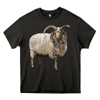 Asphalt navajo churro sheep Heavy Core Tee - LillyAllenDesigns
