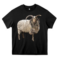 Black navajo churro sheep Heavy Core Tee - LillyAllenDesigns