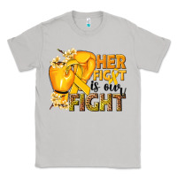 Moon Dust Her fight is our fight Childhood Cancer yellow Classic Tee - NancyCooperArtShop