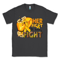 Smoke Her fight is our fight Childhood Cancer yellow Classic Tee - NancyCooperArtShop