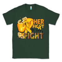 Sports Green Her fight is our fight Childhood Cancer yellow Classic Tee - NancyCooperArtShop