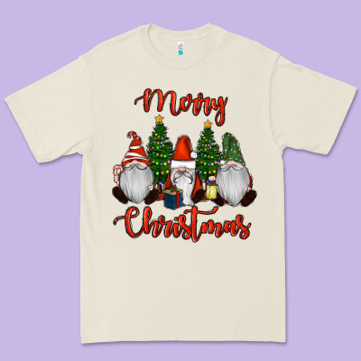 Merry Christmas Gnomes Premium Tee Designed By Ranaportraitstore