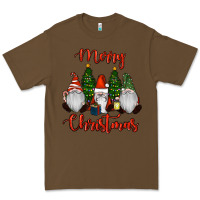 Cacao Merry Christmas Gnomes Premium Tee - RanaPortraitStore