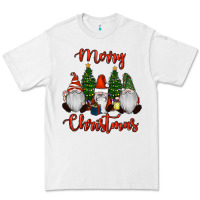 White Merry Christmas Gnomes Premium Tee - RanaPortraitStore