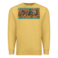 Antique Gold texas sunflower cactus cowhide leopard licence plate Premium Sweatshirt - Artiststas
