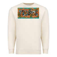 Sandshell texas sunflower cactus cowhide leopard licence plate Premium Sweatshirt - Artiststas