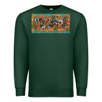 Sports Green texas sunflower cactus cowhide leopard licence plate Premium Sweatshirt - Artiststas