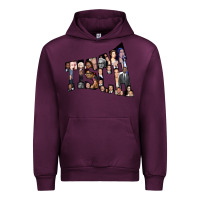 Mauve Wine NYU Tisch Urban Hoodie - minhPixels