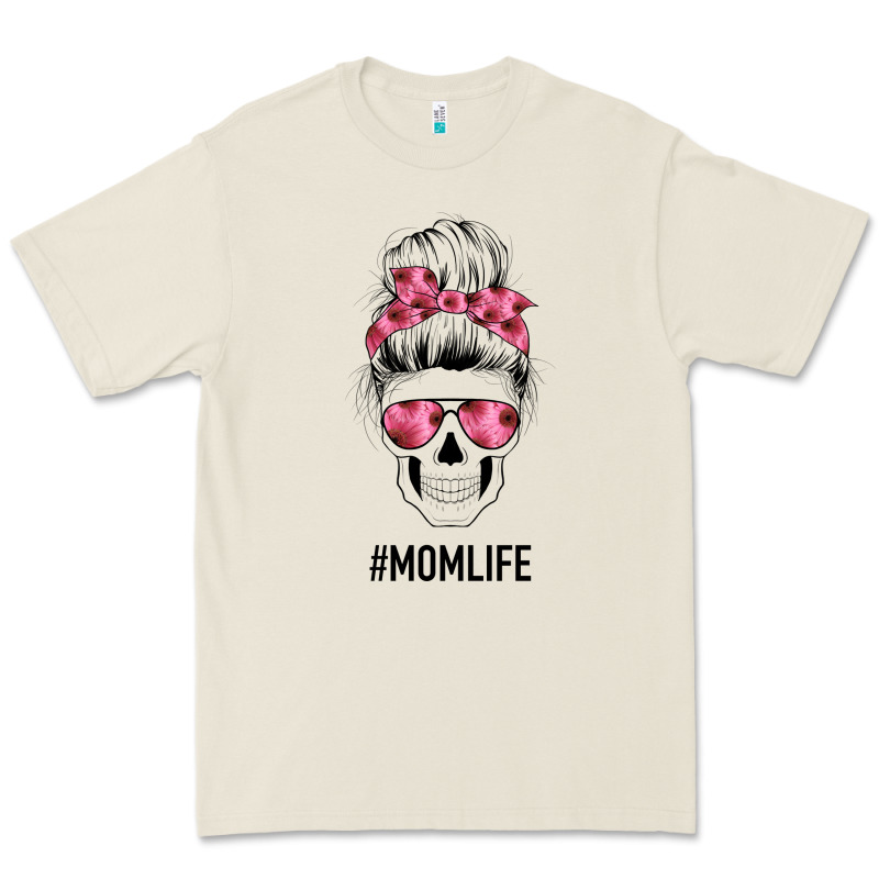 Pink Flower Mom Skull Premium Tee by Bettercallsaul | Teevron