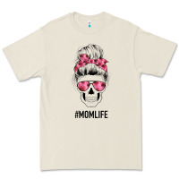 Bone Pink Flower Mom Skull Premium Tee - Bettercallsaul