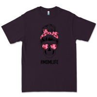 Plum Pink Flower Mom Skull Premium Tee - Bettercallsaul