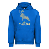 Cobalt Thai Flag Vacation Bangkok Travel Thailand Urban Hoodie - minhPixels