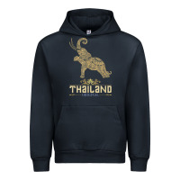 Navy Thai Flag Vacation Bangkok Travel Thailand Urban Hoodie - minhPixels