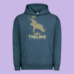 Thai Flag Vacation Bangkok Travel Thailand Urban Hoodie Designed By Minhpixels
