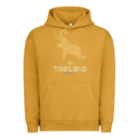 Pigment Peanut Butter Thai Flag Vacation Bangkok Travel Thailand Urban Hoodie - minhPixels