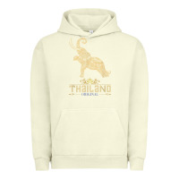 Pigment Pistachio Thai Flag Vacation Bangkok Travel Thailand Urban Hoodie - minhPixels
