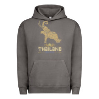 Pigment Tornado Thai Flag Vacation Bangkok Travel Thailand Urban Hoodie - minhPixels