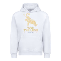 White Thai Flag Vacation Bangkok Travel Thailand Urban Hoodie - minhPixels