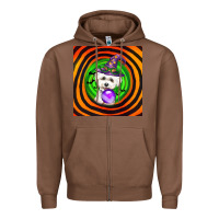 Chestnut halloween bichons frise dog Zipper Hoodie - LillyAllenDesigns