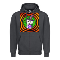 Smoke halloween bichons frise dog Zipper Hoodie - LillyAllenDesigns