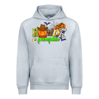 Heather Grey howdy halloween pumpkins Urban Hoodie - AdoDesignShop