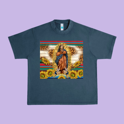 Our Lady Of Guadalupe Urban Heavy Tee Designed By Tumblerdesignbyshophia