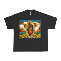 Pigment Black our lady of guadalupe Urban Heavy Tee - TumblerDesignByShophia