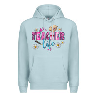 Blue Mist teacher life Premium Hoodie - BundleAndBundleShop