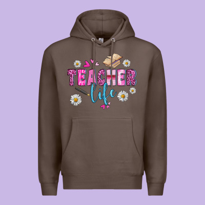Teacher Life Premium Hoodie Designed By Bundleandbundleshop