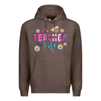 Coffee teacher life Premium Hoodie - BundleAndBundleShop