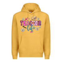 Mustard teacher life Premium Hoodie - BundleAndBundleShop
