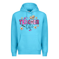 Ocean Blue teacher life Premium Hoodie - BundleAndBundleShop