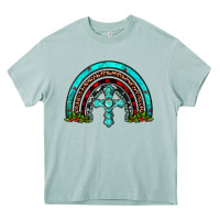 Arona cross christmas rainbow Heavy Core Tee - JahusDesignShop