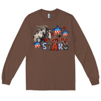 Chestnut Oh my stars horse 4th of july Long Sleeve Tee - CowGirlArtShop