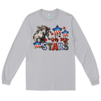 Oh My Stars Horse 4th Of July Long Sleeve Tee | Teevron