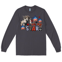 Smoke Oh my stars horse 4th of july Long Sleeve Tee - CowGirlArtShop