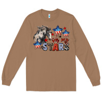 Toasted Coconut Oh my stars horse 4th of july Long Sleeve Tee - CowGirlArtShop