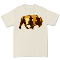 Bone Bison Silhouette Cowboy Premium Tee - Bettercallsaul