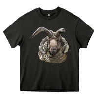 Asphalt navajo churro sheep head Heavy Core Tee - LillyAllenDesigns