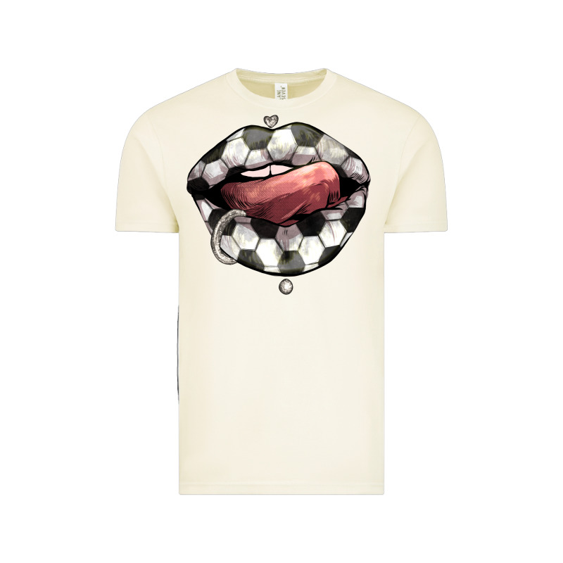 Soccer Lips Vintage Tee by HowdyJamesFarm | Teevron
