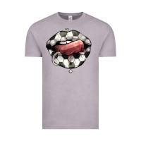 Vintage Zinc Soccer lips Vintage Tee - HowdyJamesFarm
