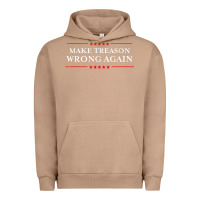 Pigment Burro Make Treason Wrong Again Political Resist Lying Anti-Trump Urban Hoodie - minhPixels