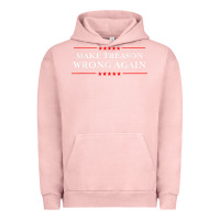 Pigment Salmon Make Treason Wrong Again Political Resist Lying Anti-Trump Urban Hoodie - minhPixels