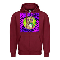 Burgundy Halloween Cairn Terrier Dog Zipper Hoodie - LillyAllenDesigns