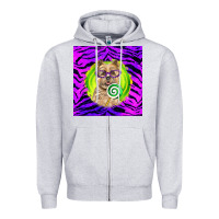 Heather Grey Halloween Cairn Terrier Dog Zipper Hoodie - LillyAllenDesigns