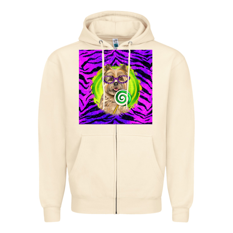 Halloween Cairn Terrier Dog Zipper Hoodie by LillyAllenDesigns | Teevron